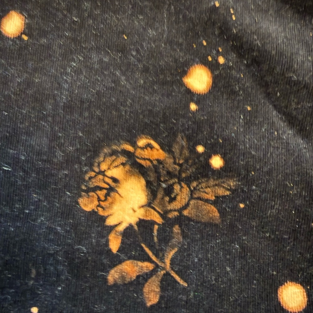 Charter Club Black Floral Skirt with - Picture 3 of 8